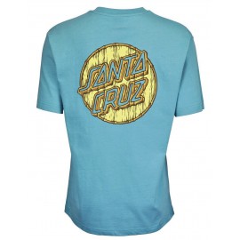 T-Shirt Santa Cruz Tiki Dot Turquoise