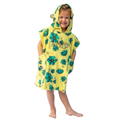 Poncho All-In Baby Coquelicot Aqua