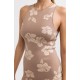 Robe RHYTHM Hibiscus Knit Mini Dress Taupe