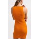 Dress RHYTHM Aries Knit Mini Dress Orange