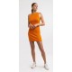 Robe RHYTHM Aries Knit Mini Dress Orange