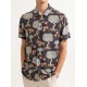 Shirt RHYTHM Floral SS Shirt Black