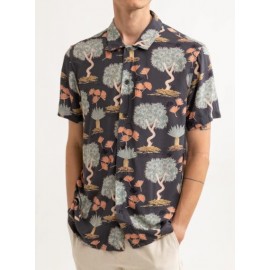 Chemise RHYTHM Floral SS Shirt Black