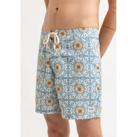 Boardshort RHYTHM Tile Trunk Slate