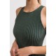 Robe RHYTHM Olina Knit Midi Dress Marine Green