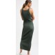 Dress RHYTHM Olina Knit Midi Dress Navy Green