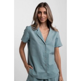 Chemise Femme RHYTHM Classic Sleeve Eucalyptus