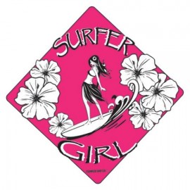 Plaque Alu Surfer Girl