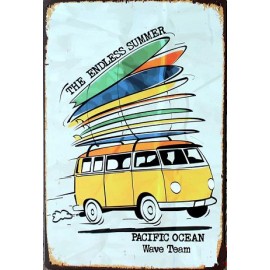 Plaque Metal Endless Camper