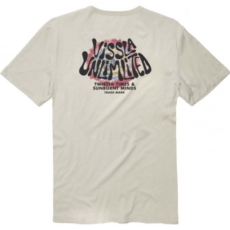 Tee Shirt VISSLA Shred Head Organic Bone