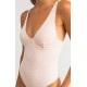 Maillot de Bain 1 Pièce RHYTHM Geo Underwire Peach Parfait