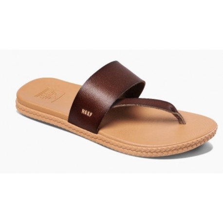 Women's REEF Cushion Sol Chocolate Flip Flop Breizh Rider