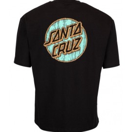 Tee Shirt Santa Cruz Tiki Dot Black