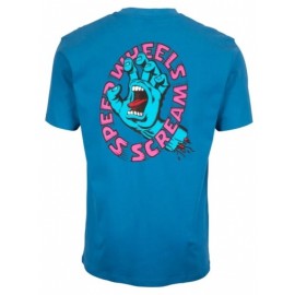 Santa Cruz Screaming Hand Scream Vintage Royal Tee Shirt