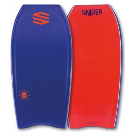 Bodyboard Sniper Cortex PE 41" Dark Blue Fluro Red