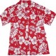 Chemise Femme ALOHA REPUBLIC Vahine Hibiscus Red