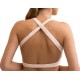 RHYTHM Geo Cross Back Top Peach Perfect Bikini Top