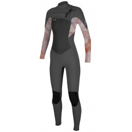 O'Neill Epic 3/2mm Chest Zip Graphite Desert Bloom Women Wetsuit