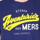 Tee Shirt Homme STERED Aventurier Terres Australes Bleu Ocean