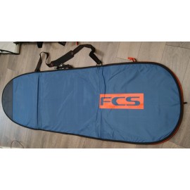 FCS Classic Surf Cover Funboard 8'0 Steel Blue White