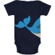 Baby Bodysuit Rooster in Paste Whale Navy