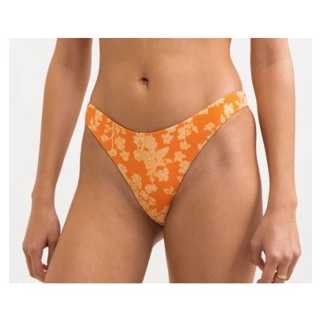 Bas De Maillot De Bain RHYTHM Serene V Front Hi Cut Dusty Orange