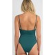 RHYTHM 1 Piece Swimsuit Chiquita Teal