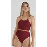 O'NEILL Sassy Biking 1 Piece Swimsuit Red