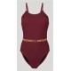 O'NEILL Sassy Biking 1 Piece Swimsuit Red