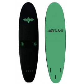 Surf Drag Coffin 7'0 Black Green