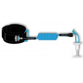 Leash Bodyboard Biceps Sniper Deluxe Black Cyan