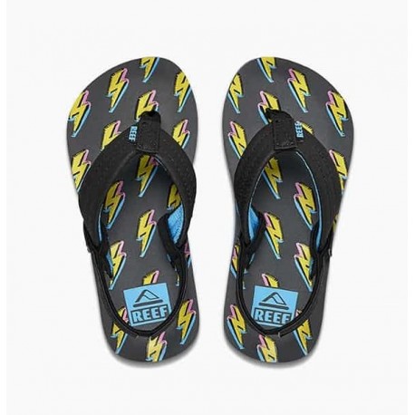 Kids REEF Little Ahi Bolt Up Flip Flop