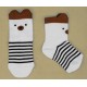 Baby Socks Papylou Shoes White Striped Black