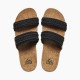 Women's Sandal REEF Cushion Vista Thread Black