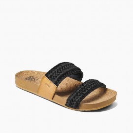 Women's Sandal REEF Cushion Vista Thread Black