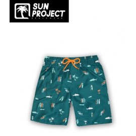 Boardshort Enfant Sun Project Board Vert