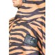 Poncho All-In Travel Microfiber Zebra Black