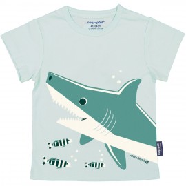 Tee Shirt Enfant Coq en pâte Requin Vert Clair