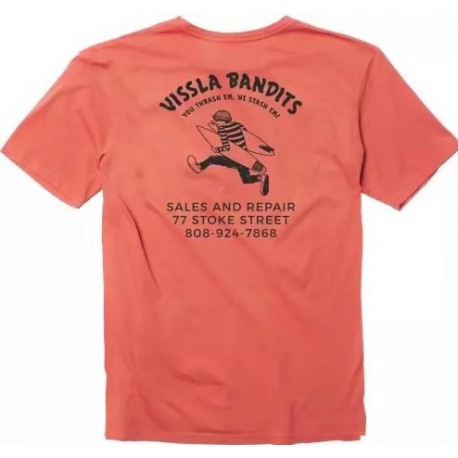 VISSLA Bandits Pocket PLU Tee Shirt