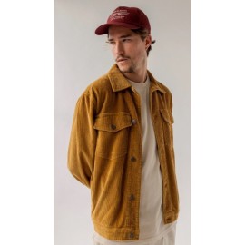 Men's Jacket RHYTHM Cord Trucker Camel