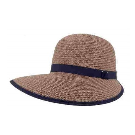 Chapeau Femme ISLANDS CROSS Monoi Marine