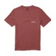 VISSLA Radical Organic Pocket Tee Shirt Rusty Red