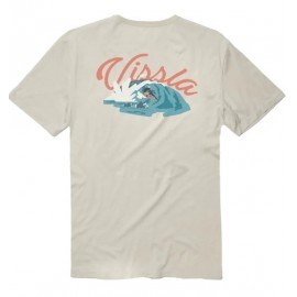 Tee Shirt VISSLA Radical Organic Pocket Bone