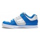 DC Shoes Junior Pure Elastic White Grey Blue
