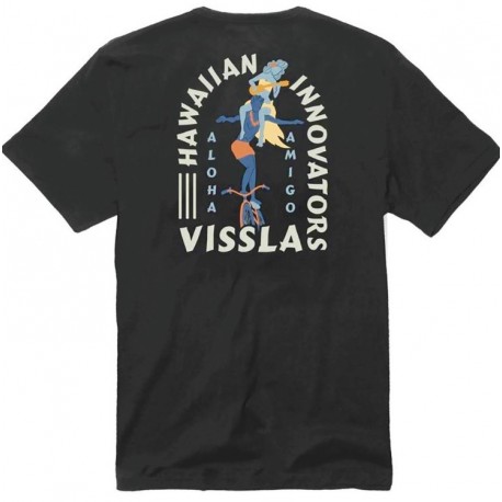 Tee Shirt VISSLA Risky Organic Pocket Phantom