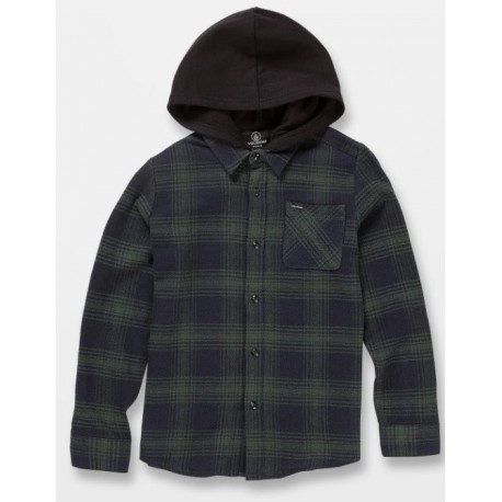 Chemise à Capuche Junior VOLCOM Tone Stone Cedar Green