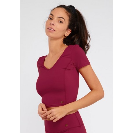 Women's Top BANANA MOON Mantra Wellness Burgundy