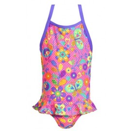 Maillot de bain 1 Piece Enfant FUNKITA Belted Frill Flower Bed