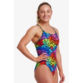 FUNKITA Diamond Back Cabbage Patch Women's 1 Piece Swimsuit