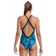 Women's 1 Piece Swimsuit FUNKITA Sky Hi One Polar Lights